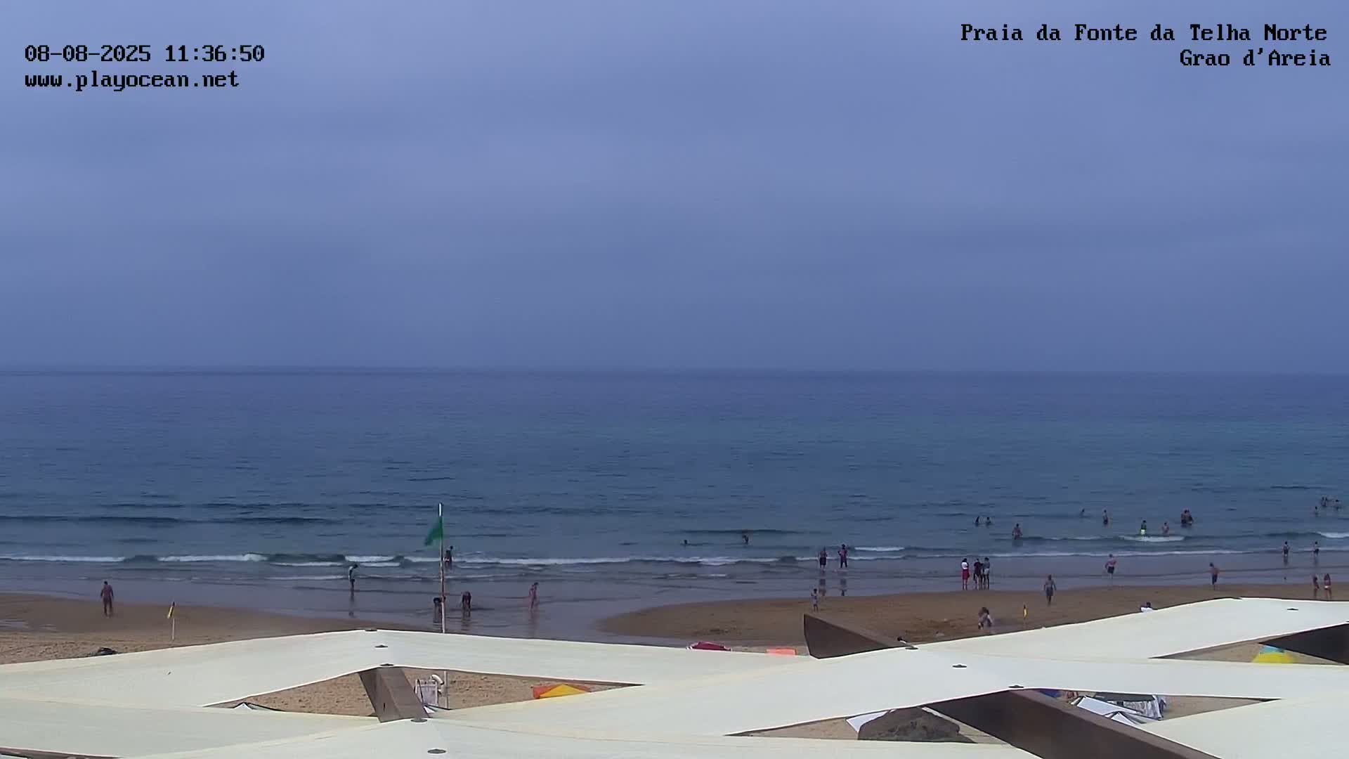 Praia da Fonte da Telha Beach, Costa de Caparica Live Cam - Almada, Setubal, Lisbon, Portugal