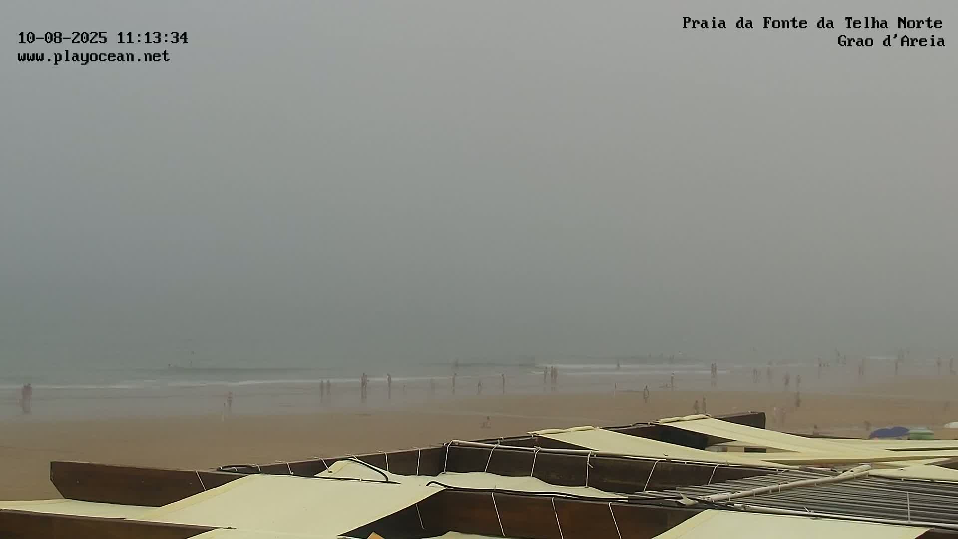 Praia da Fonte da Telha Beach, Costa de Caparica Live Cam - Almada, Setubal, Lisbon, Portugal