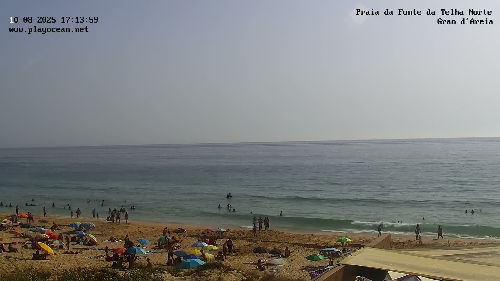 Praia da Fonte da Telha Beach, Costa de Caparica Live Cam - Almada, Setubal, Lisbon, Portugal
