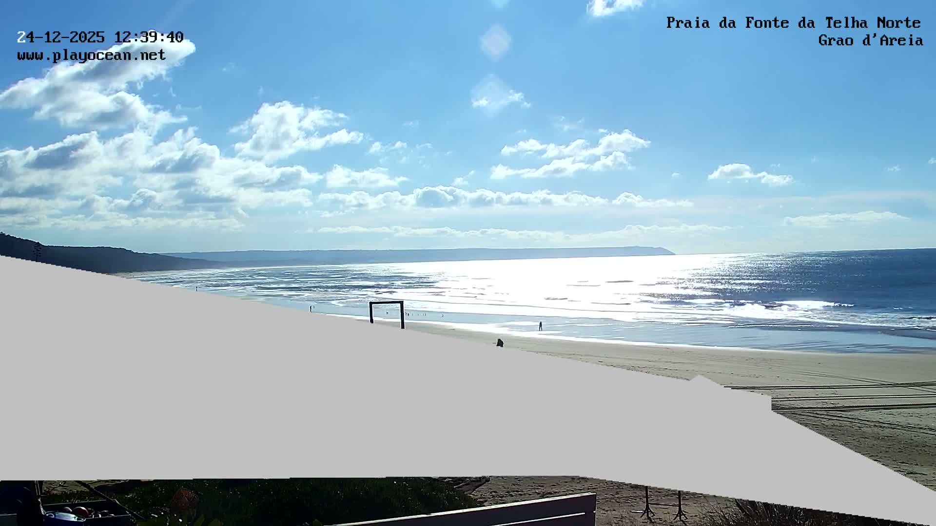Praia da Fonte da Telha Beach, Costa de Caparica Live Cam - Almada, Setubal, Lisbon, Portugal