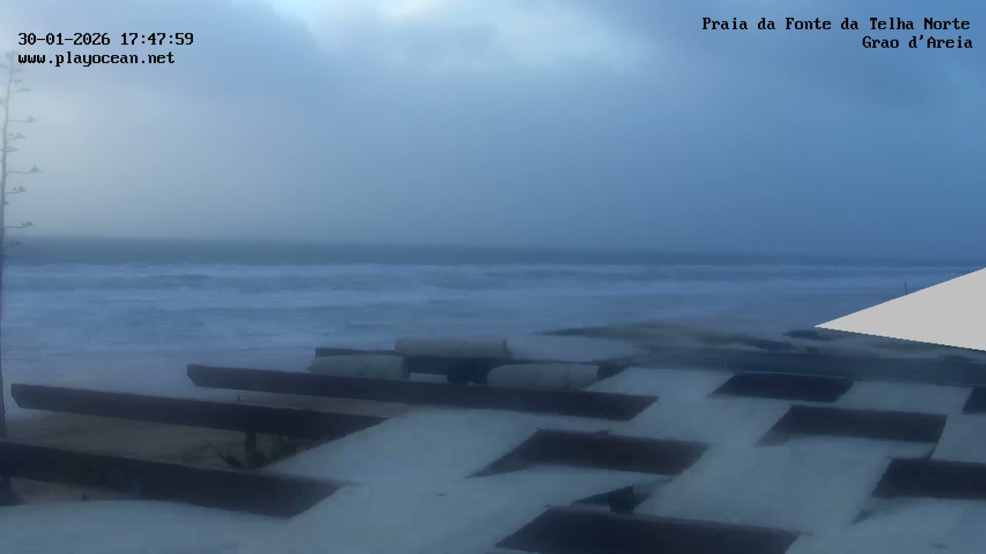 Praia da Fonte da Telha Beach, Costa de Caparica Live Cam - Almada, Setubal, Lisbon, Portugal