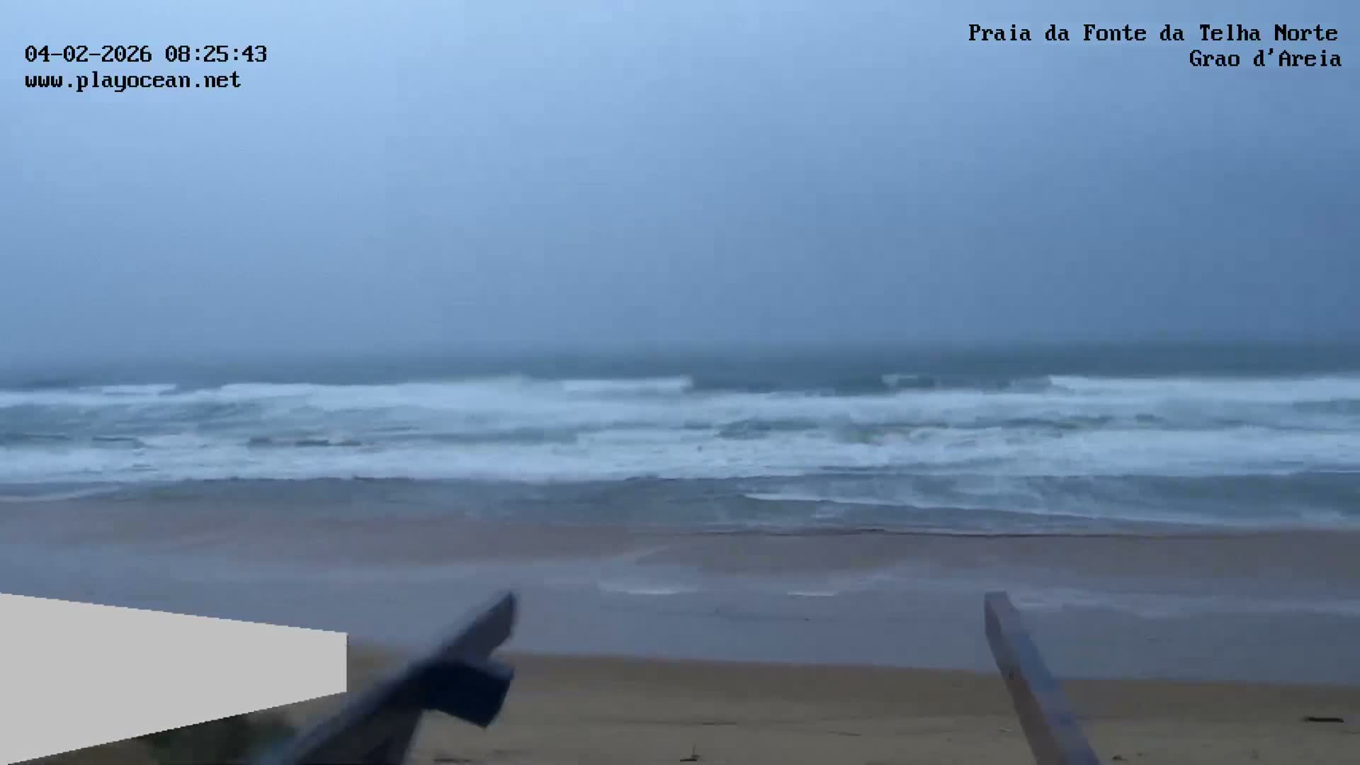 Praia da Fonte da Telha Beach, Costa de Caparica Live Cam - Almada, Setubal, Lisbon, Portugal