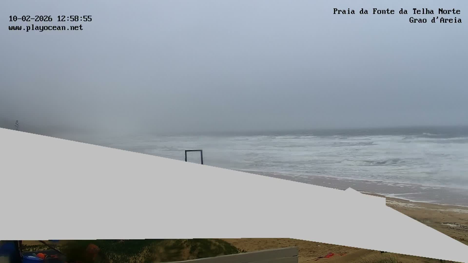 Praia da Fonte da Telha Beach, Costa de Caparica Live Cam - Almada, Setubal, Lisbon, Portugal