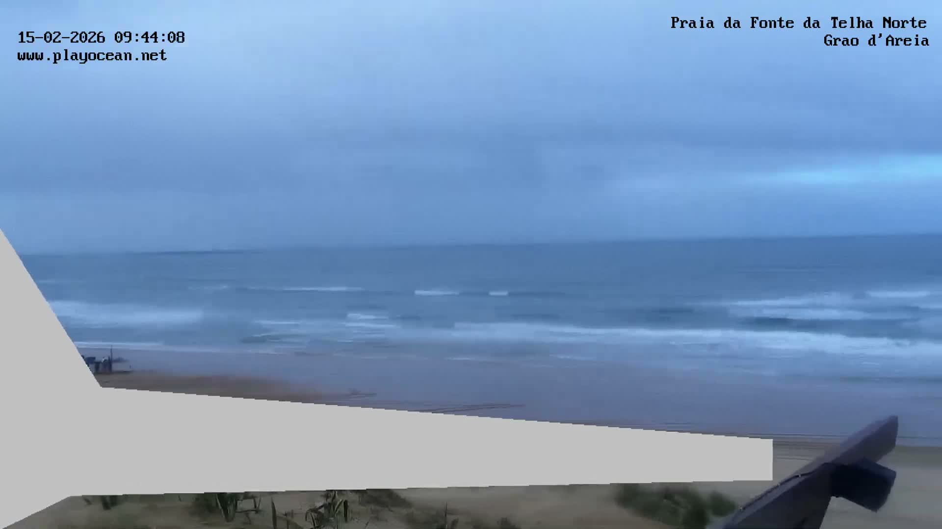 Praia da Fonte da Telha Beach, Costa de Caparica Live Cam - Almada, Setubal, Lisbon, Portugal