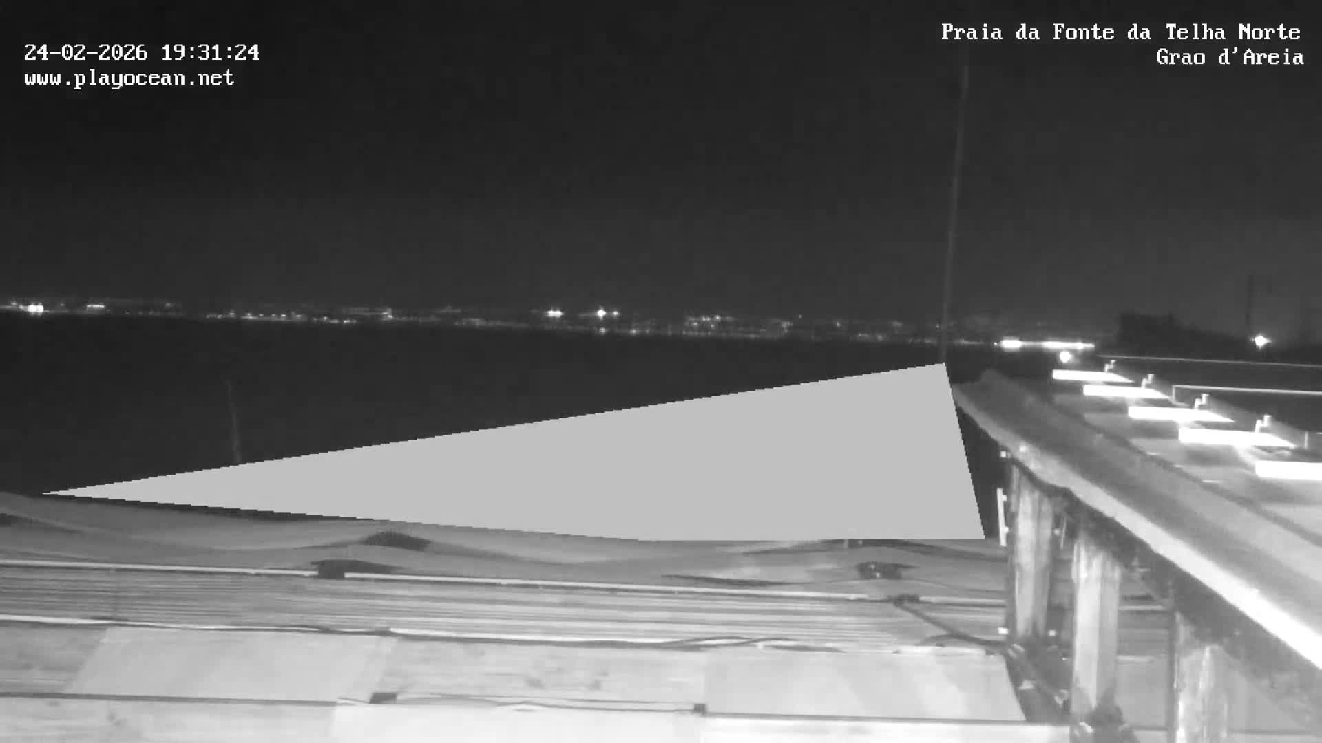 Praia da Fonte da Telha Beach, Costa de Caparica Live Cam - Almada, Setubal, Lisbon, Portugal