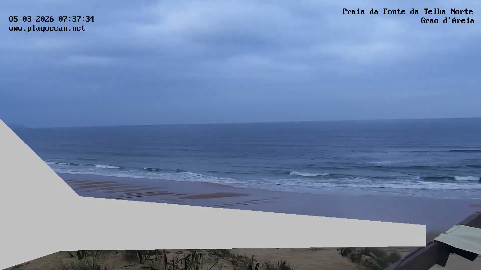 Praia da Fonte da Telha Beach, Costa de Caparica Live Cam - Almada, Setubal, Lisbon, Portugal