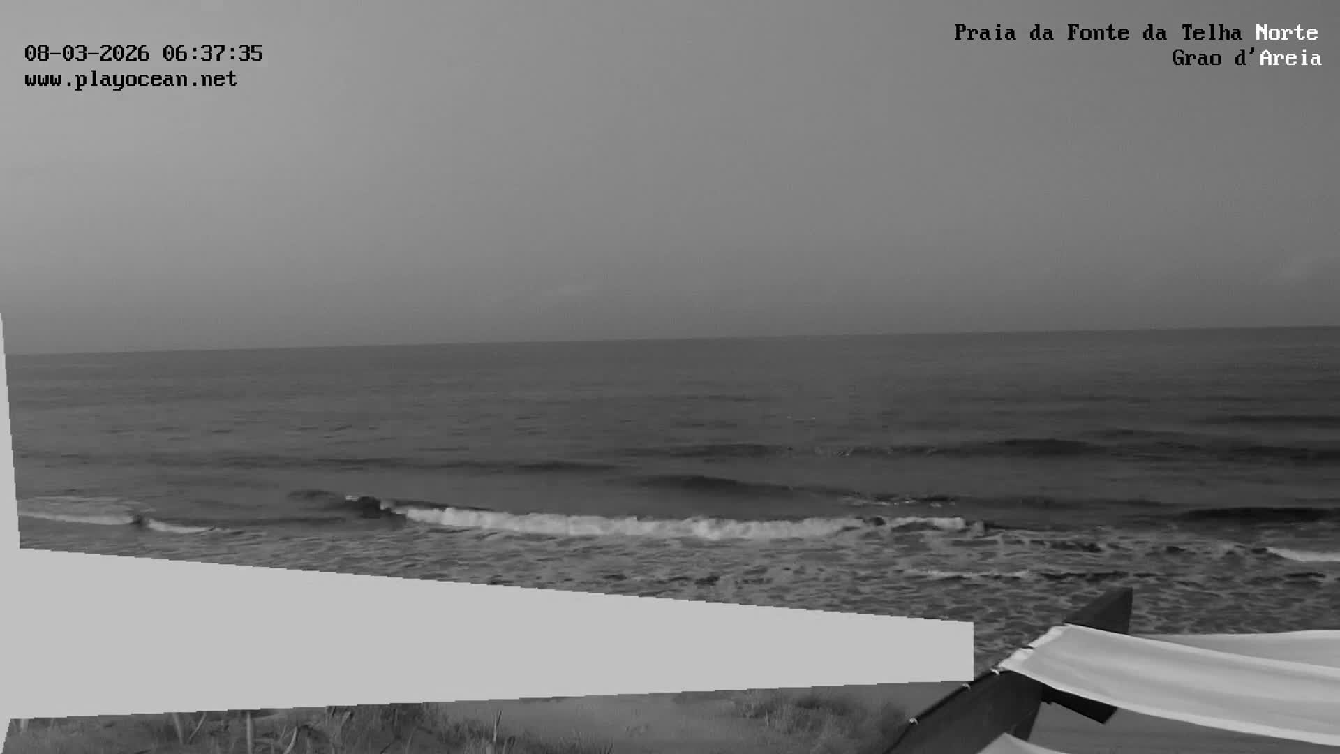Praia da Fonte da Telha Beach, Costa de Caparica Live Cam - Almada, Setubal, Lisbon, Portugal