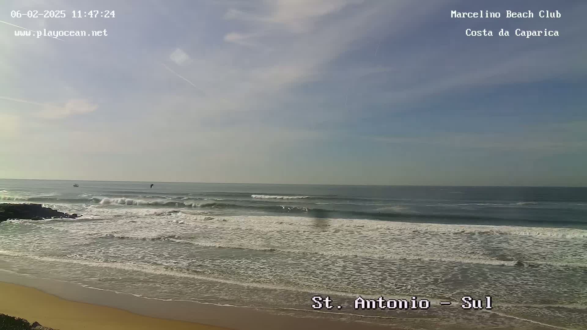  Praia de Santo Antonio Beach , Costa da Caparica Live Cam - Almada, Setubal, Portugal