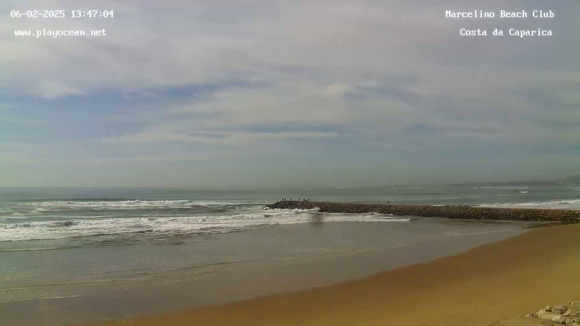  Praia de Santo Antonio Beach , Costa da Caparica Live Cam - Almada, Setubal, Portugal
