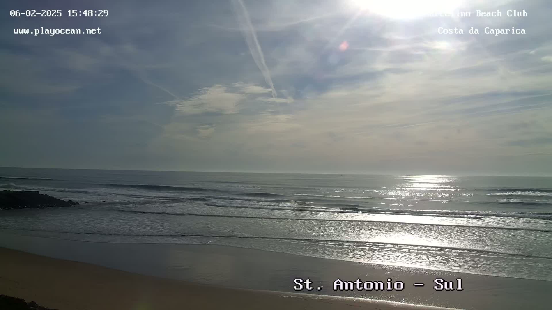  Praia de Santo Antonio Beach , Costa da Caparica Live Cam - Almada, Setubal, Portugal