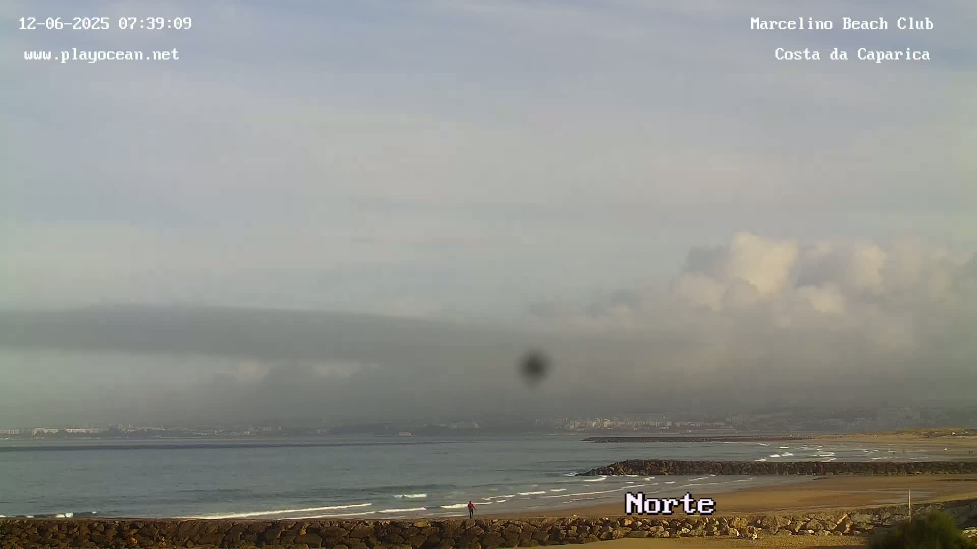  Praia de Santo Antonio Beach , Costa da Caparica Live Cam - Almada, Setubal, Portugal