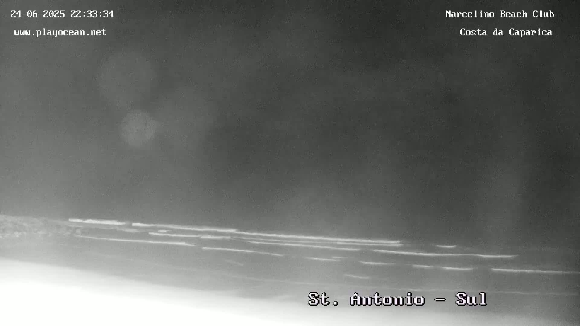 Praia de Santo Antonio Beach , Costa da Caparica Live Cam - Almada, Setubal, Lisbon,  Portugal