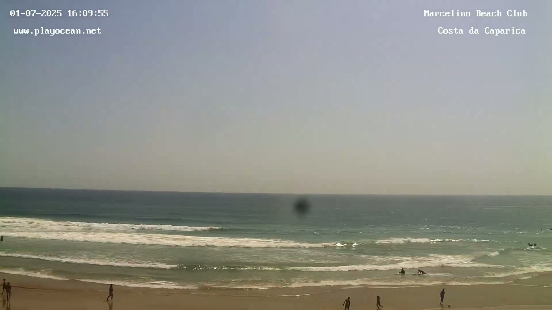 Praia de Santo Antonio Beach , Costa da Caparica Live Cam - Almada, Setubal, Lisbon,  Portugal