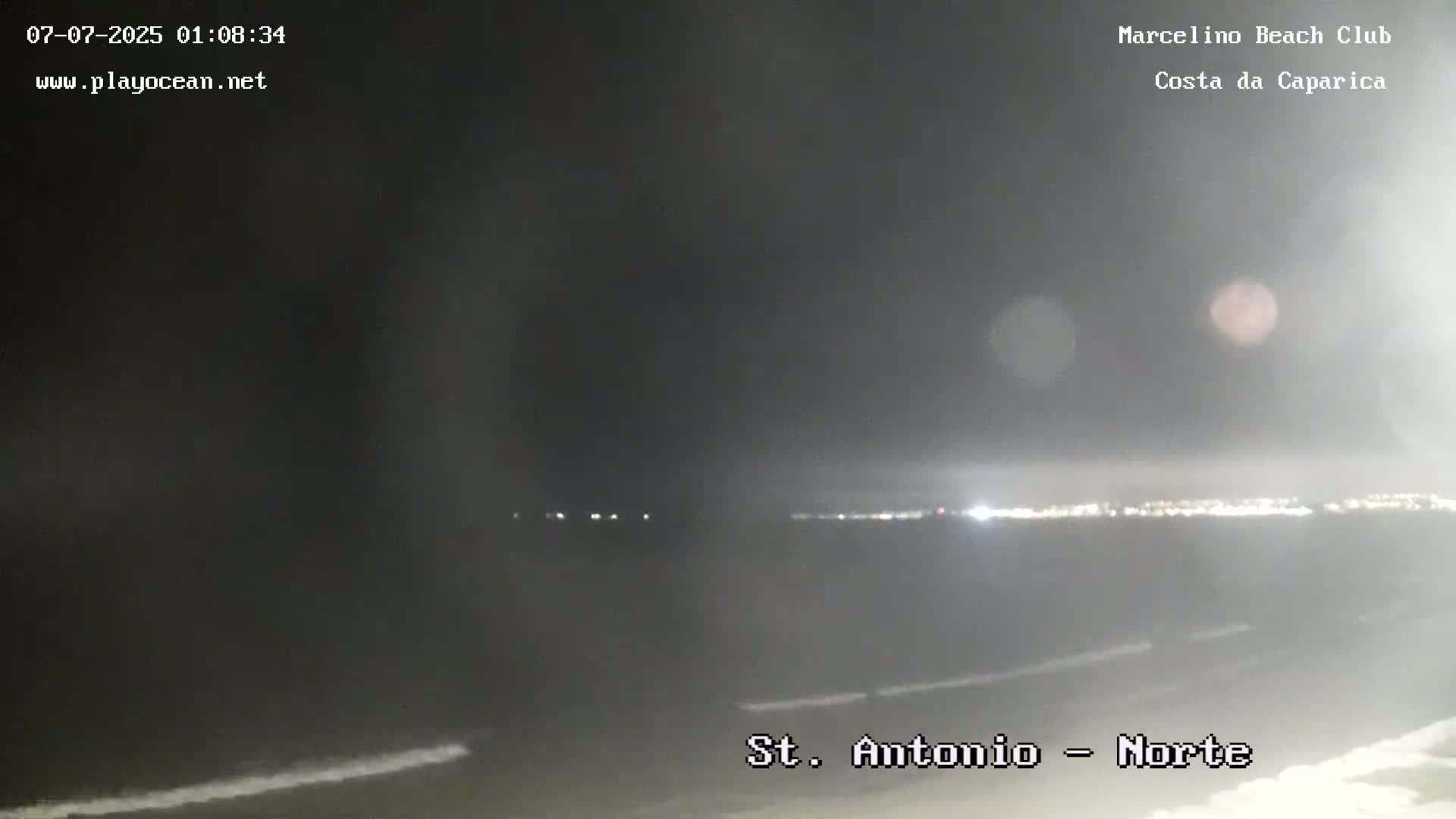 Praia de Santo Antonio Beach , Costa da Caparica Live Cam - Almada, Setubal, Lisbon,  Portugal
