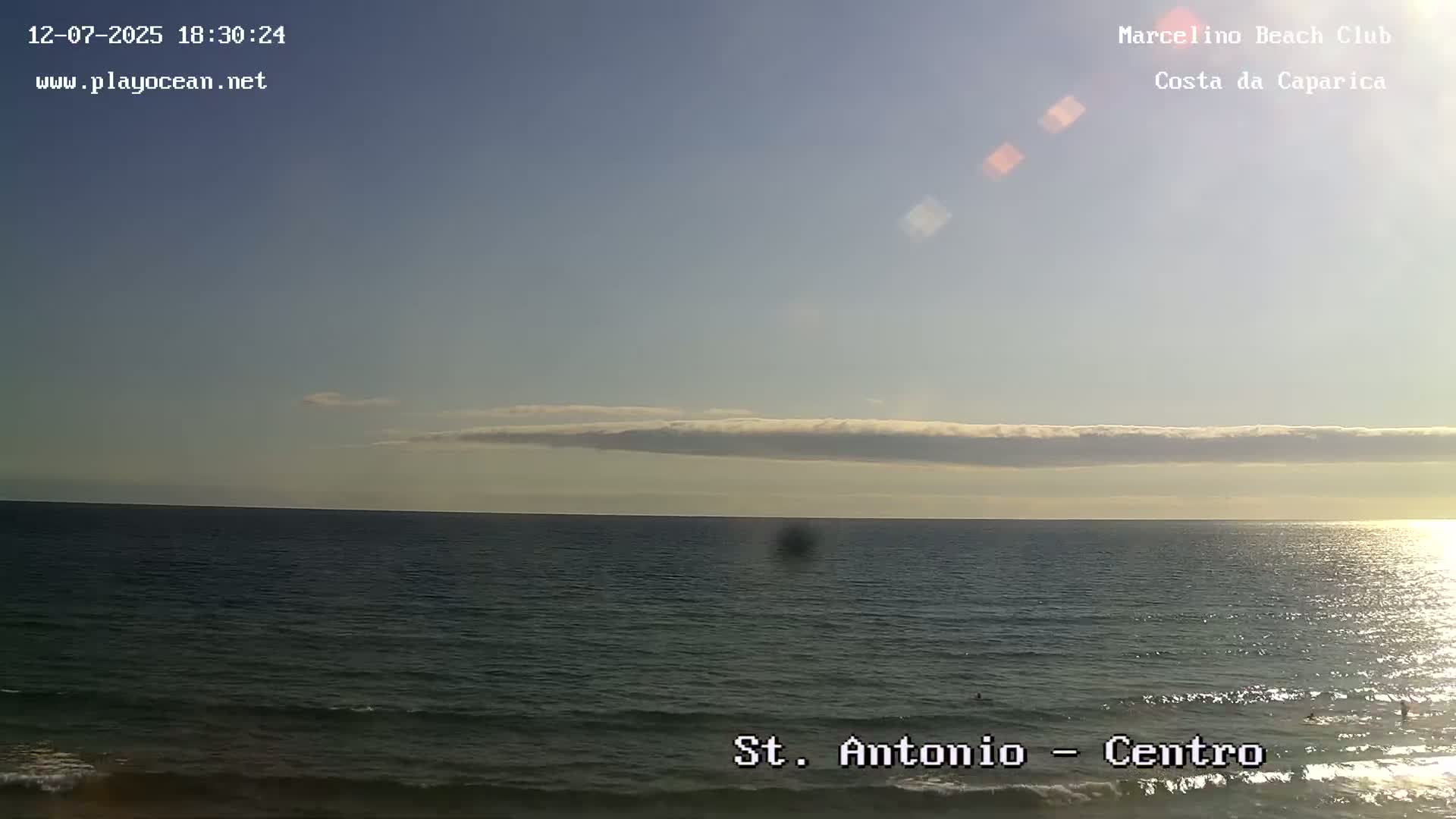 Praia de Santo Antonio Beach , Costa da Caparica Live Cam - Almada, Setubal, Lisbon,  Portugal