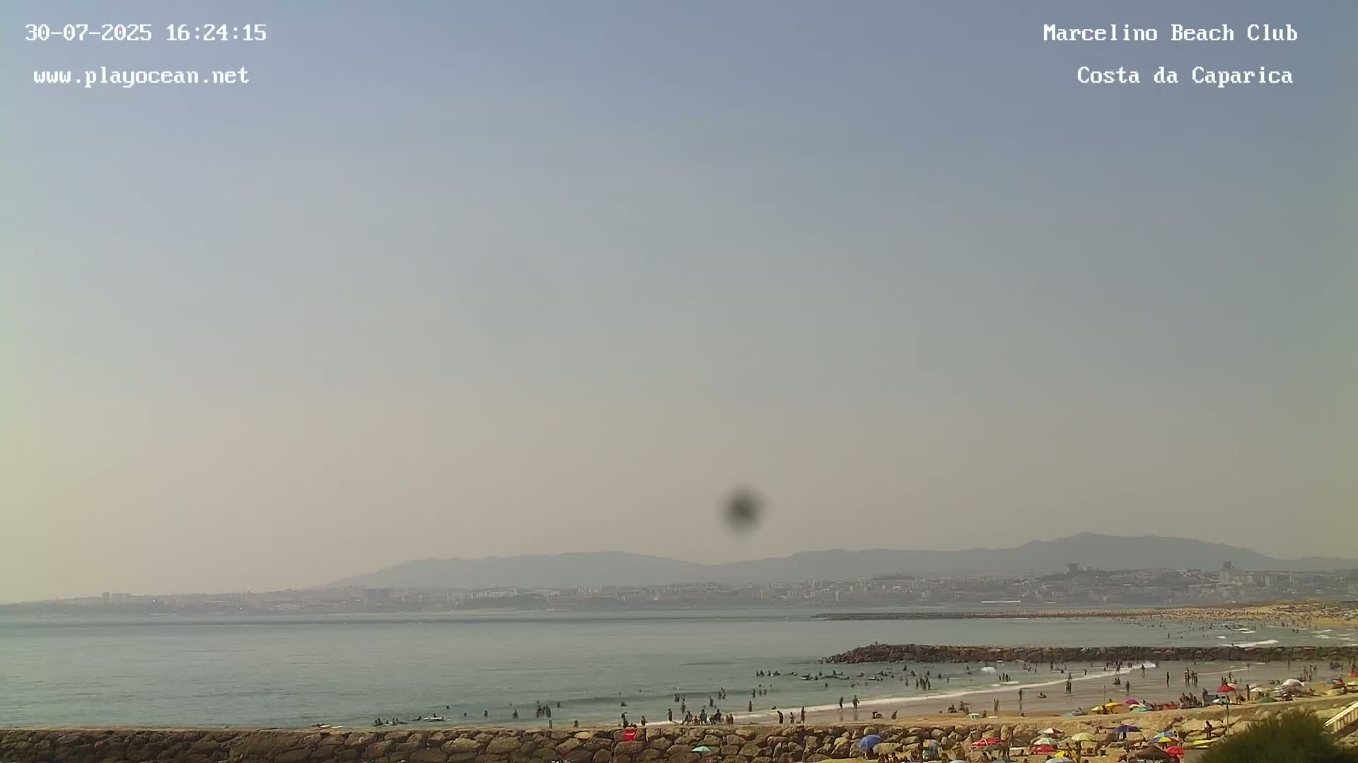 Praia de Santo Antonio Beach , Costa da Caparica Live Cam - Almada, Setubal, Lisbon,  Portugal