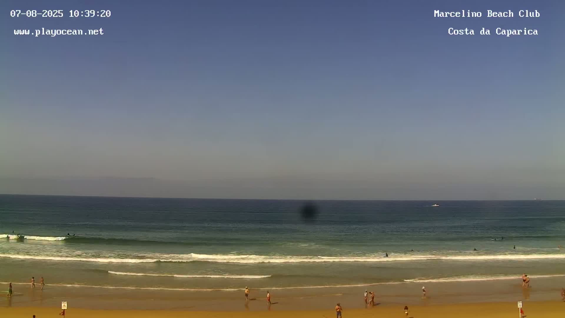 Praia de Santo Antonio Beach , Costa da Caparica Live Cam - Almada, Setubal, Lisbon,  Portugal
