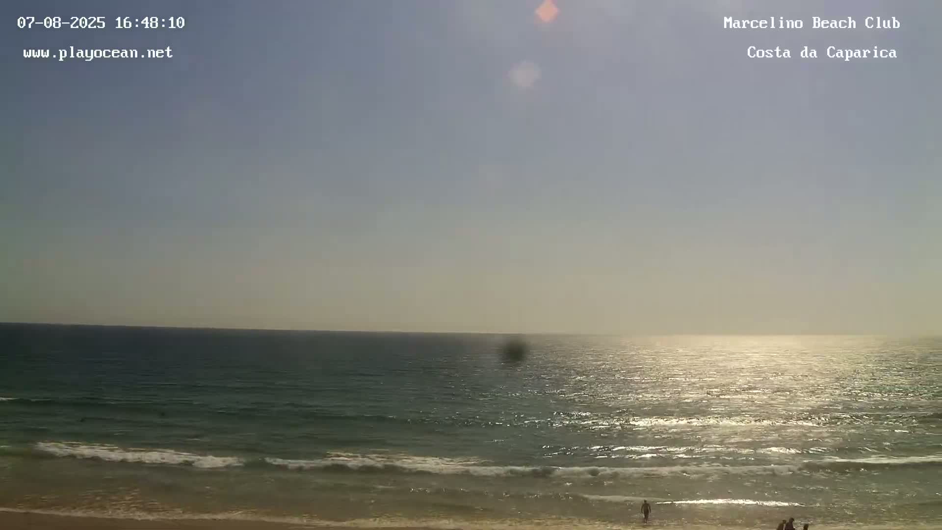 Praia de Santo Antonio Beach , Costa da Caparica Live Cam - Almada, Setubal, Lisbon,  Portugal