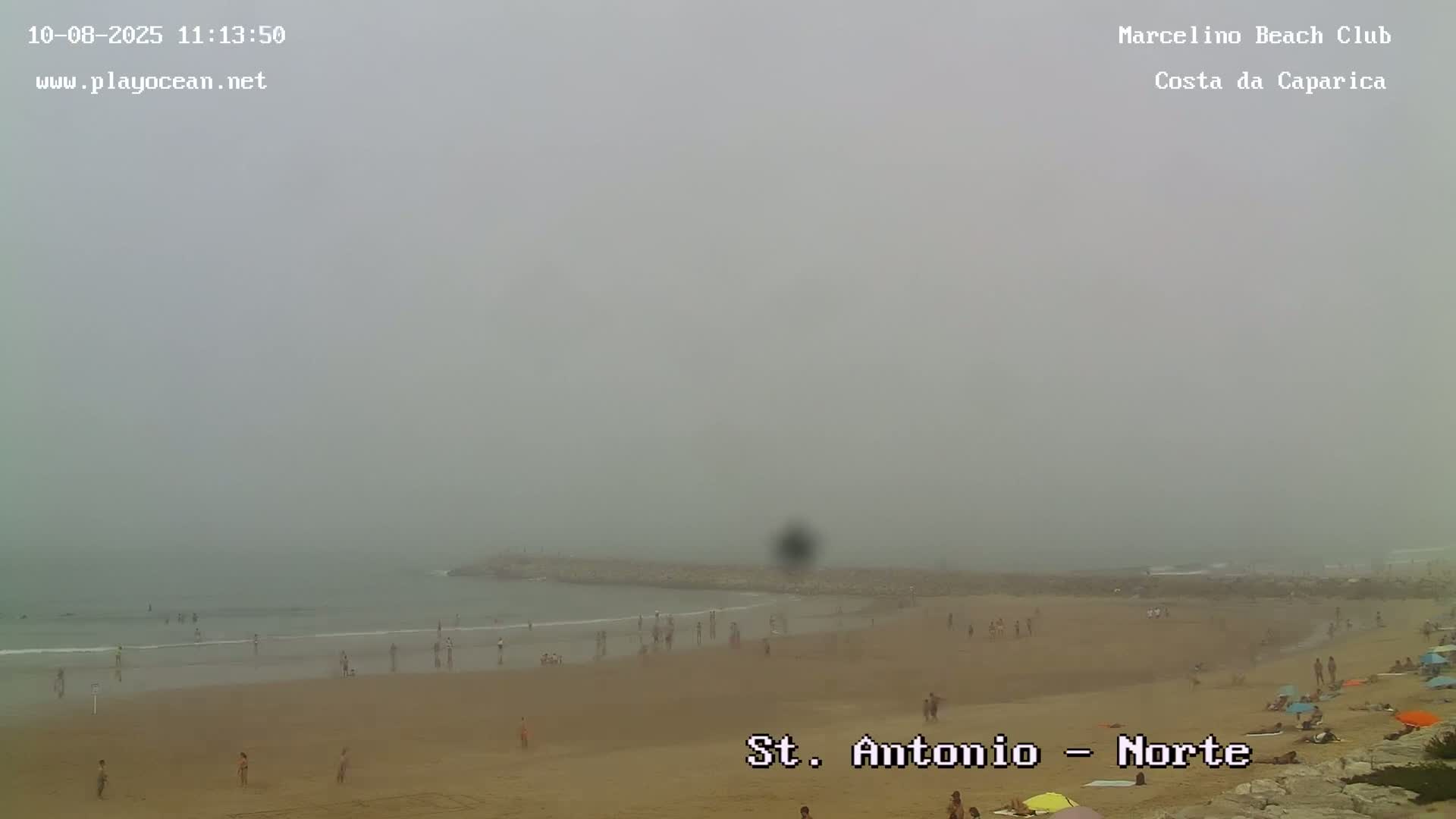 Praia de Santo Antonio Beach , Costa da Caparica Live Cam - Almada, Setubal, Lisbon,  Portugal