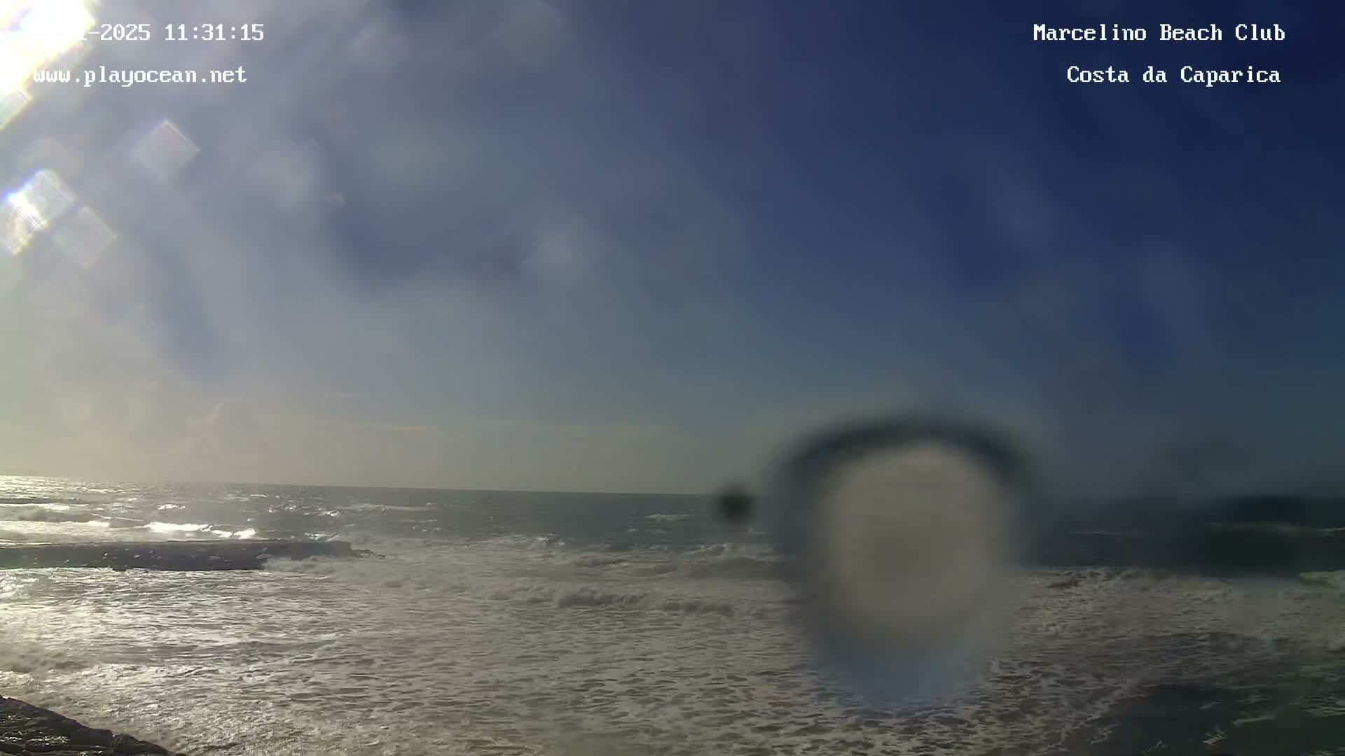 Praia de Santo Antonio Beach , Costa da Caparica Live Cam - Almada, Setubal, Lisbon,  Portugal