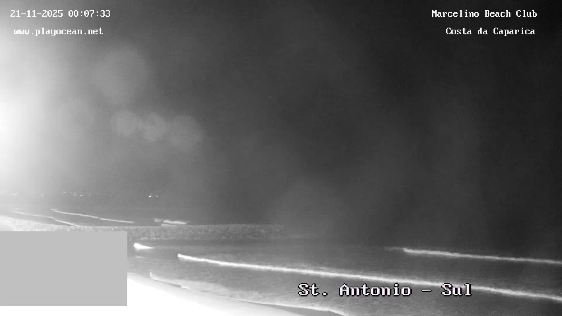 Praia de Santo Antonio Beach , Costa da Caparica Live Cam - Almada, Setubal, Lisbon,  Portugal