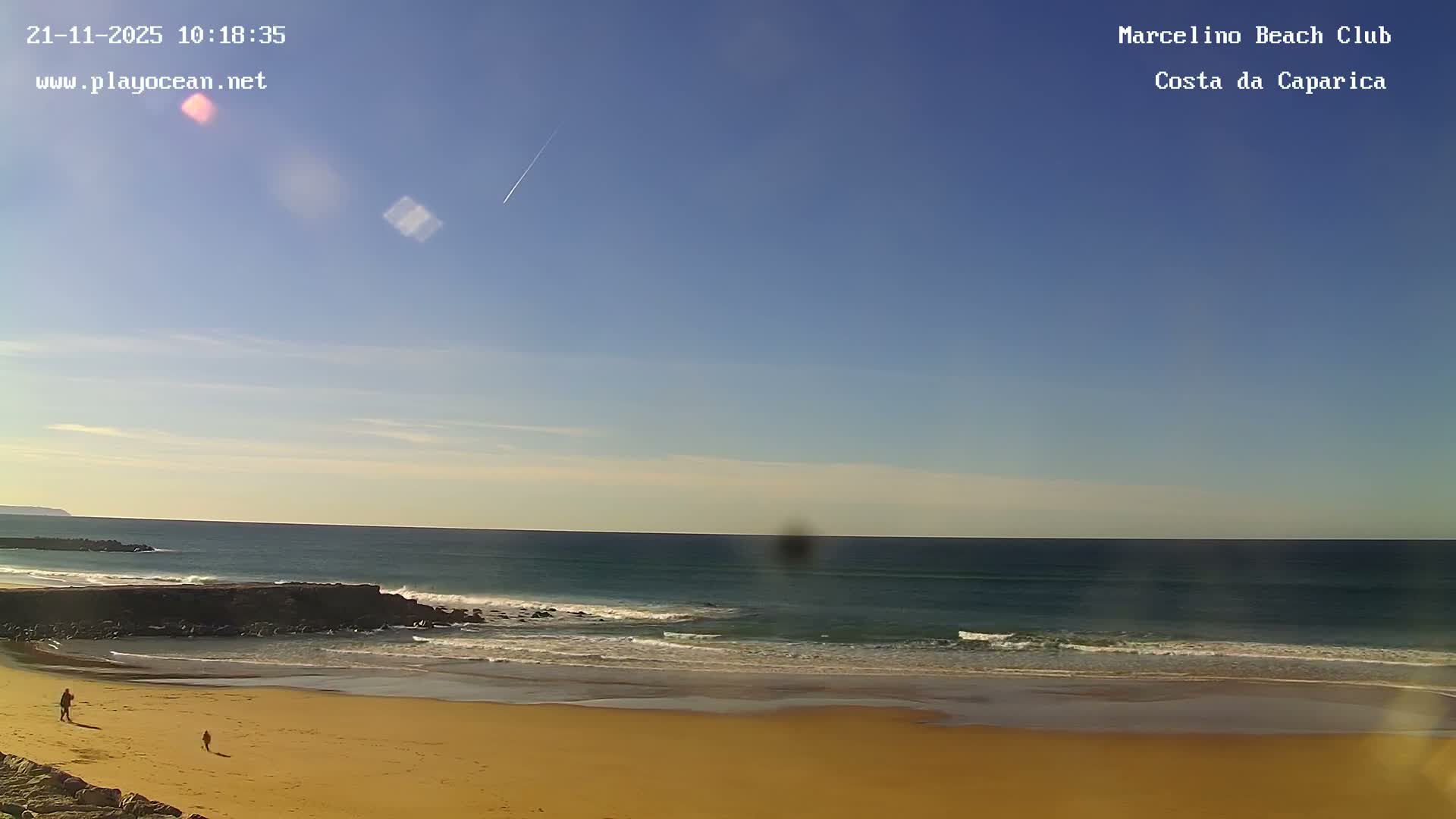 Praia de Santo Antonio Beach , Costa da Caparica Live Cam - Almada, Setubal, Lisbon,  Portugal