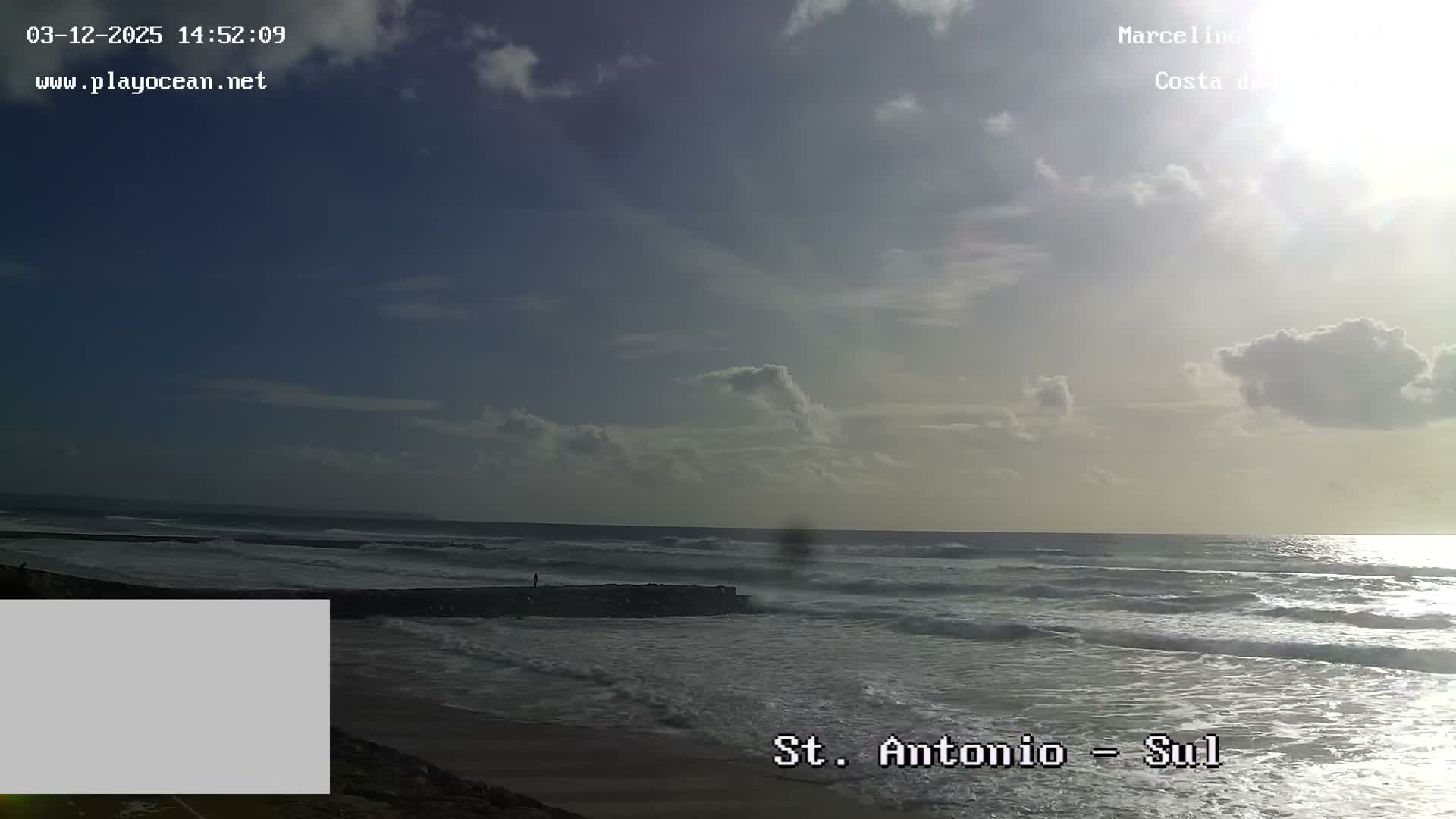 Praia de Santo Antonio Beach , Costa da Caparica Live Cam - Almada, Setubal, Lisbon,  Portugal