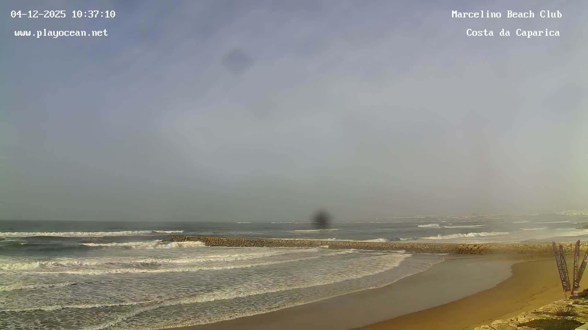 Praia de Santo Antonio Beach , Costa da Caparica Live Cam - Almada, Setubal, Lisbon,  Portugal