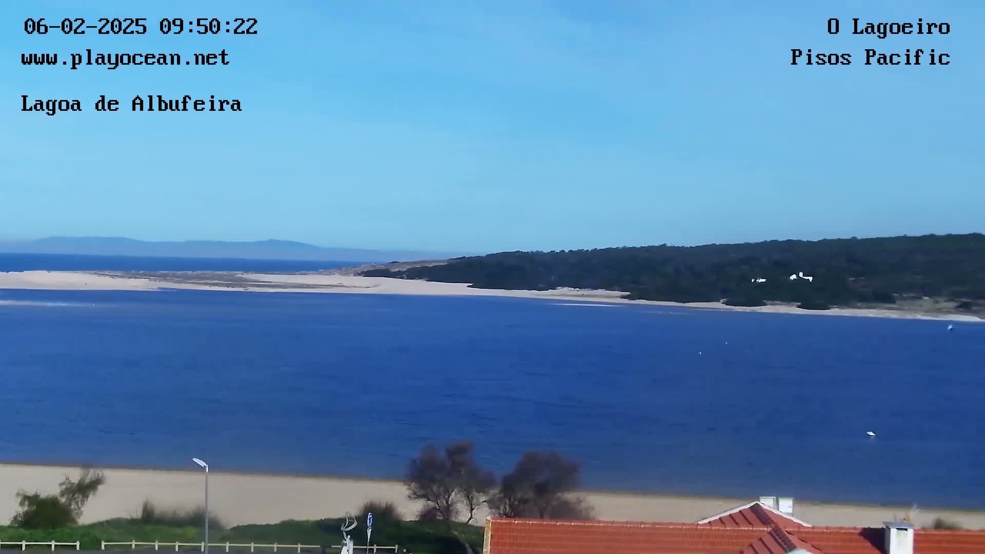 Lagoa de Albufeira Lake Wind Surf Live Cam - Sesimbra, Setubal, Portugal