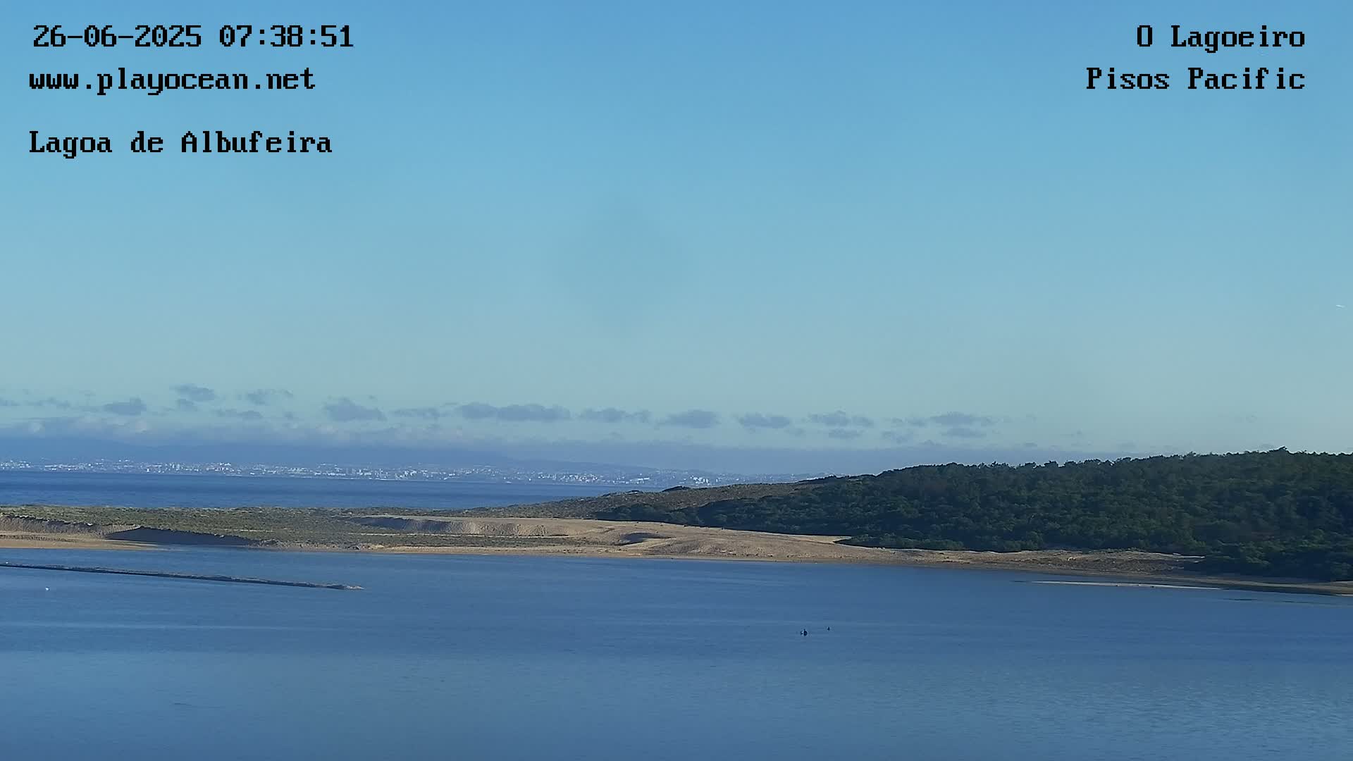 Lagoa de Albufeira Lake Wind Surf Live Cam - Sesimbra, Setubal, Lisbon, Portugal