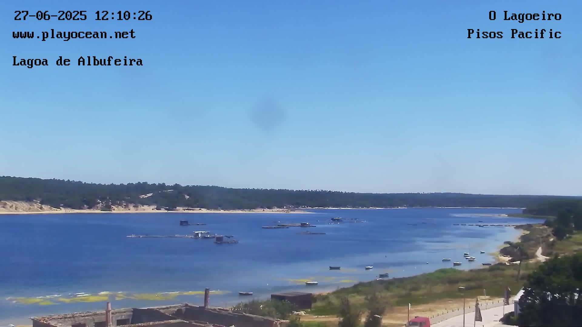 Lagoa de Albufeira Lake Wind Surf Live Cam - Sesimbra, Setubal, Lisbon, Portugal