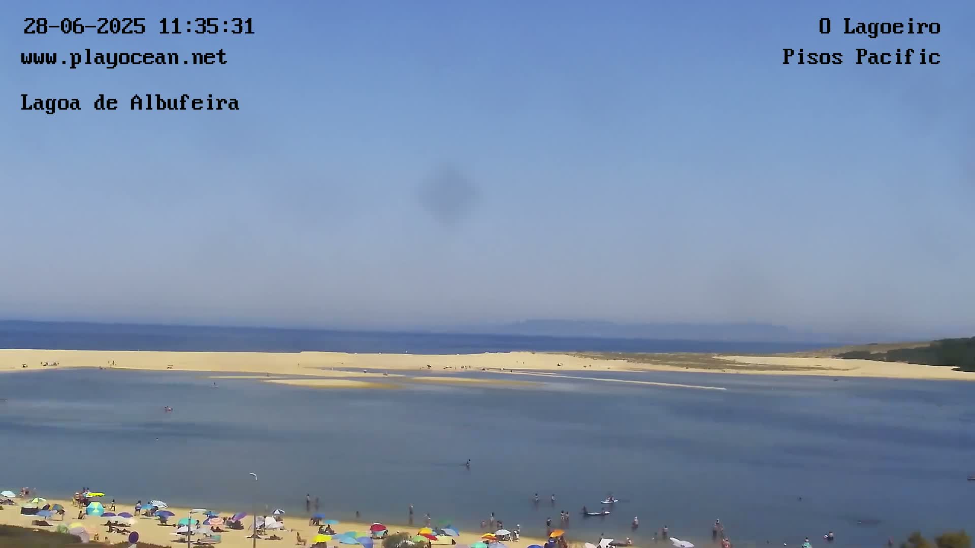 Lagoa de Albufeira Lake Wind Surf Live Cam - Sesimbra, Setubal, Lisbon, Portugal