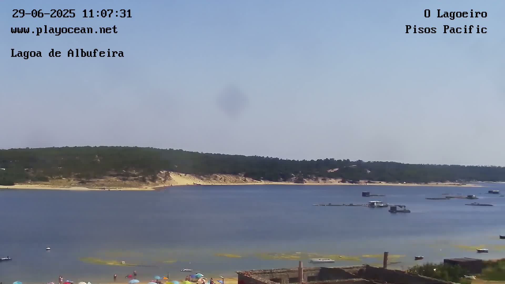 Lagoa de Albufeira Lake Wind Surf Live Cam - Sesimbra, Setubal, Lisbon, Portugal