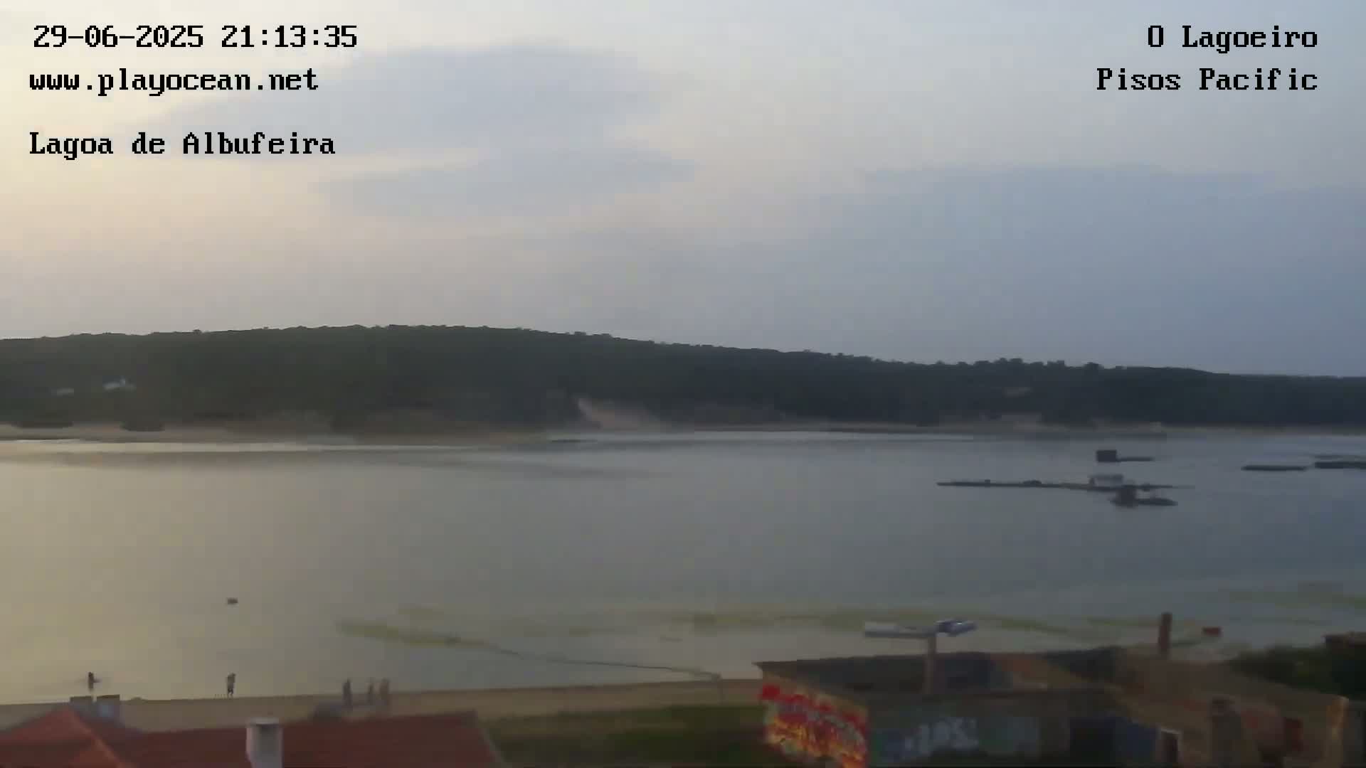 Lagoa de Albufeira Lake Wind Surf Live Cam - Sesimbra, Setubal, Lisbon, Portugal