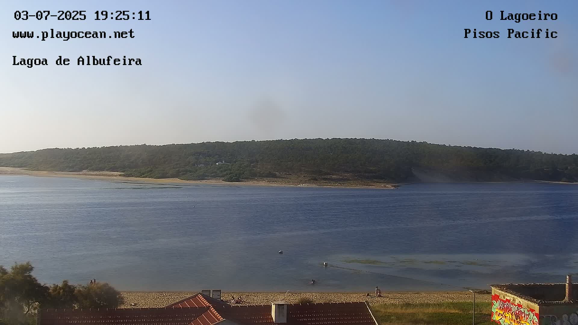 Lagoa de Albufeira Lake Wind Surf Live Cam - Sesimbra, Setubal, Lisbon, Portugal