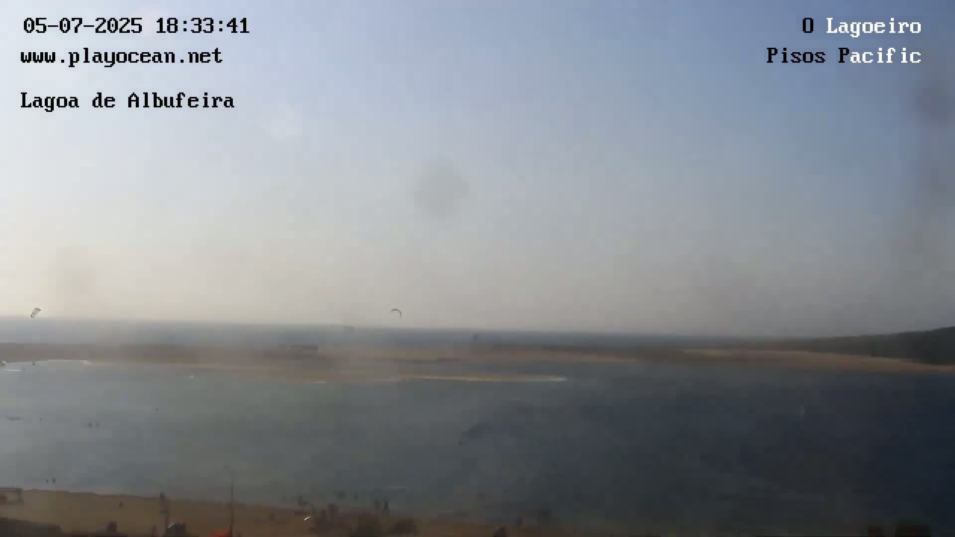 Lagoa de Albufeira Lake Wind Surf Live Cam - Sesimbra, Setubal, Lisbon, Portugal