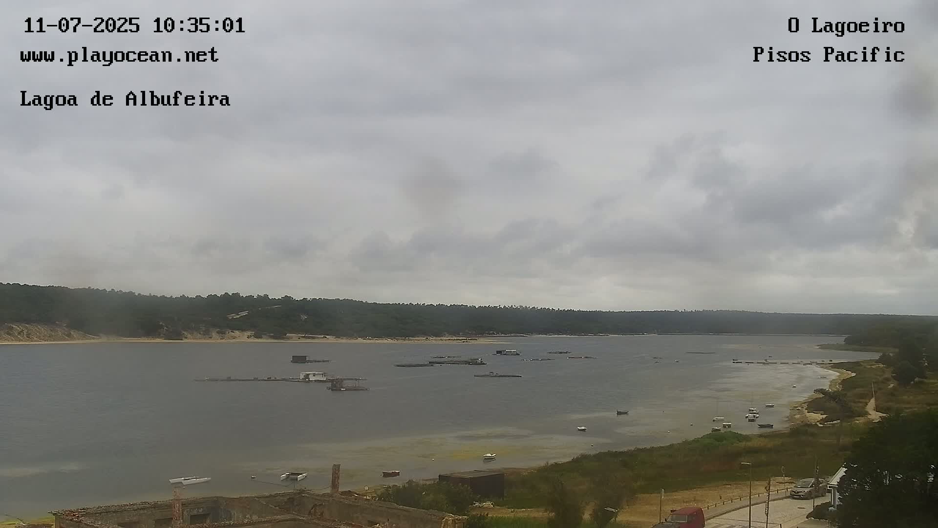 Lagoa de Albufeira Lake Wind Surf Live Cam - Sesimbra, Setubal, Lisbon, Portugal