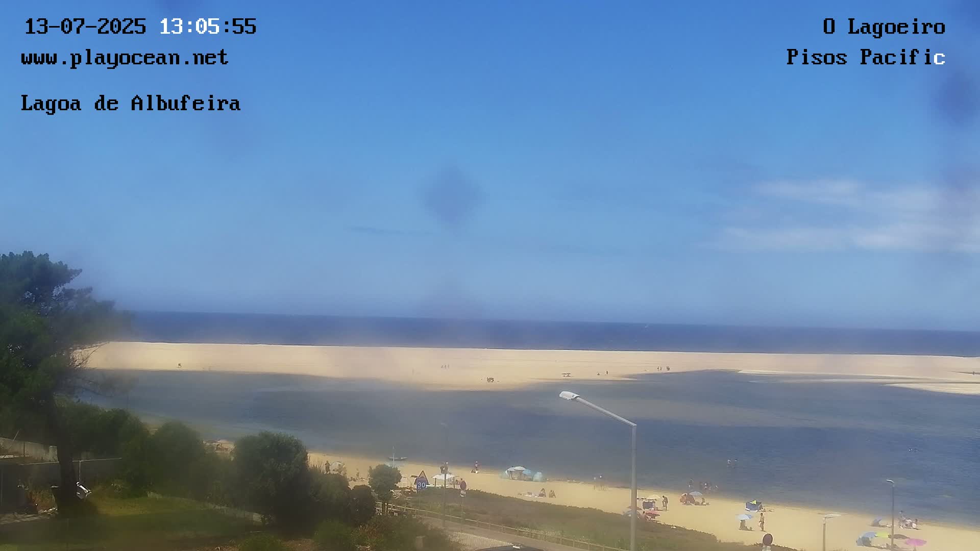 Lagoa de Albufeira Lake Wind Surf Live Cam - Sesimbra, Setubal, Lisbon, Portugal