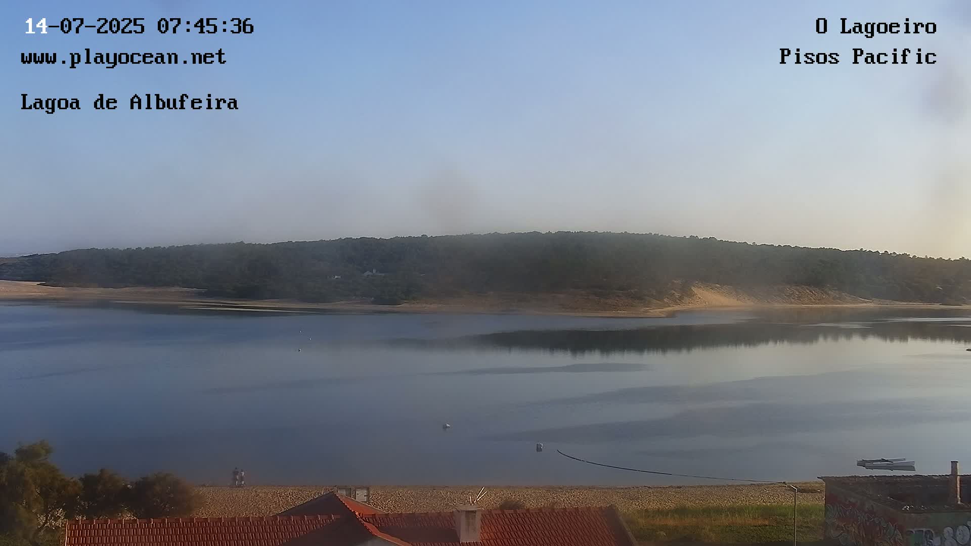 Lagoa de Albufeira Lake Wind Surf Live Cam - Sesimbra, Setubal, Lisbon, Portugal