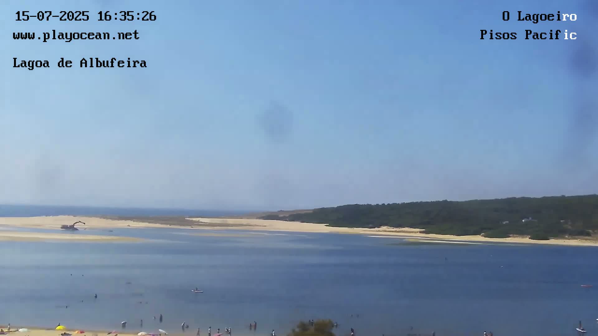 Lagoa de Albufeira Lake Wind Surf Live Cam - Sesimbra, Setubal, Lisbon, Portugal