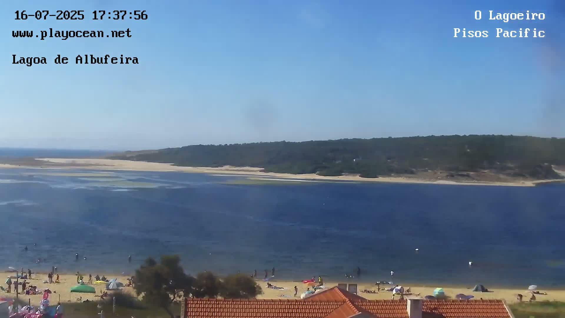 Lagoa de Albufeira Lake Wind Surf Live Cam - Sesimbra, Setubal, Lisbon, Portugal