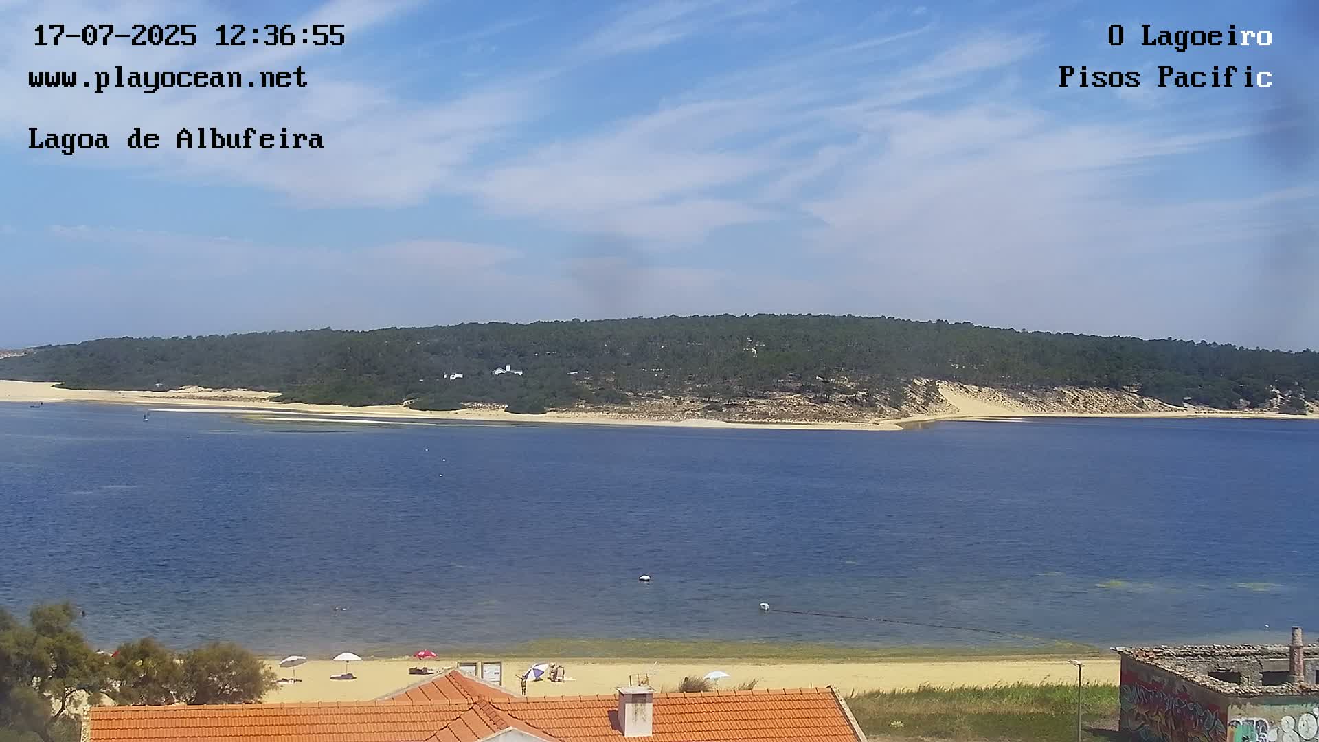 Lagoa de Albufeira Lake Wind Surf Live Cam - Sesimbra, Setubal, Lisbon, Portugal