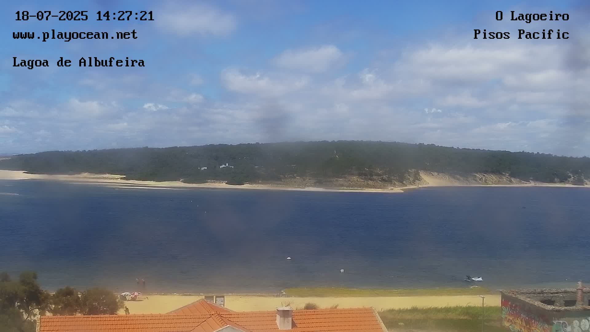 Lagoa de Albufeira Lake Wind Surf Live Cam - Sesimbra, Setubal, Lisbon, Portugal
