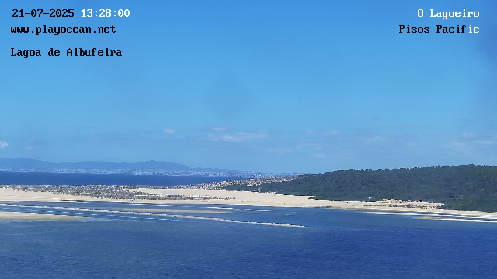 Lagoa de Albufeira Lake Wind Surf Live Cam - Sesimbra, Setubal, Lisbon, Portugal