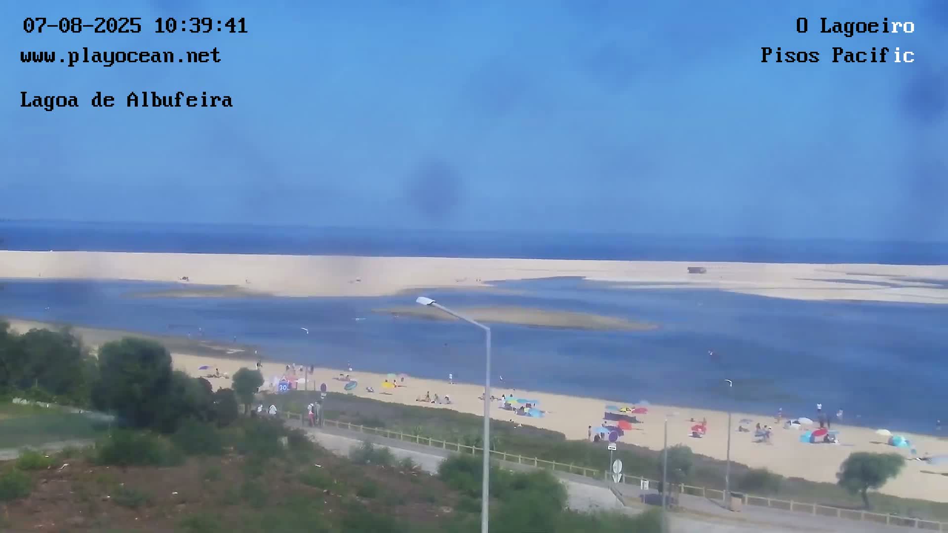 Lagoa de Albufeira Lake Wind Surf Live Cam - Sesimbra, Setubal, Lisbon, Portugal