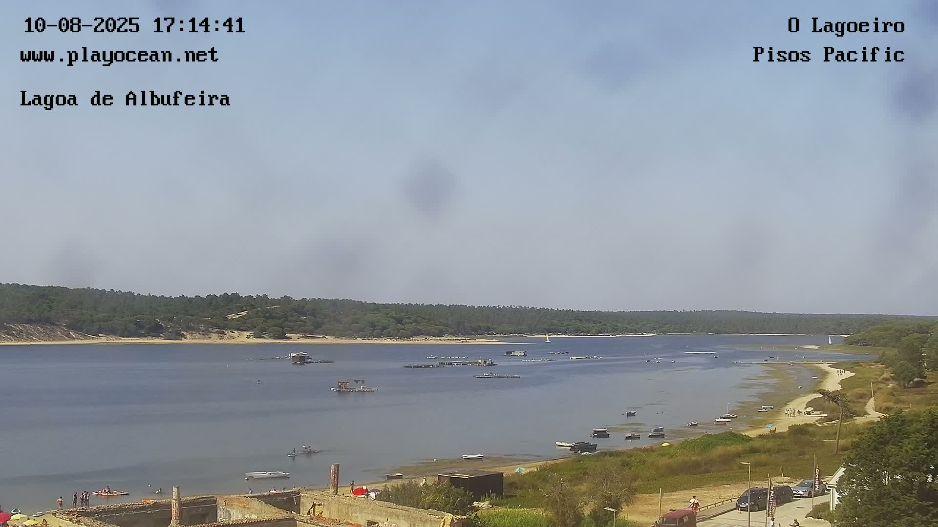 Lagoa de Albufeira Lake Wind Surf Live Cam - Sesimbra, Setubal, Lisbon, Portugal