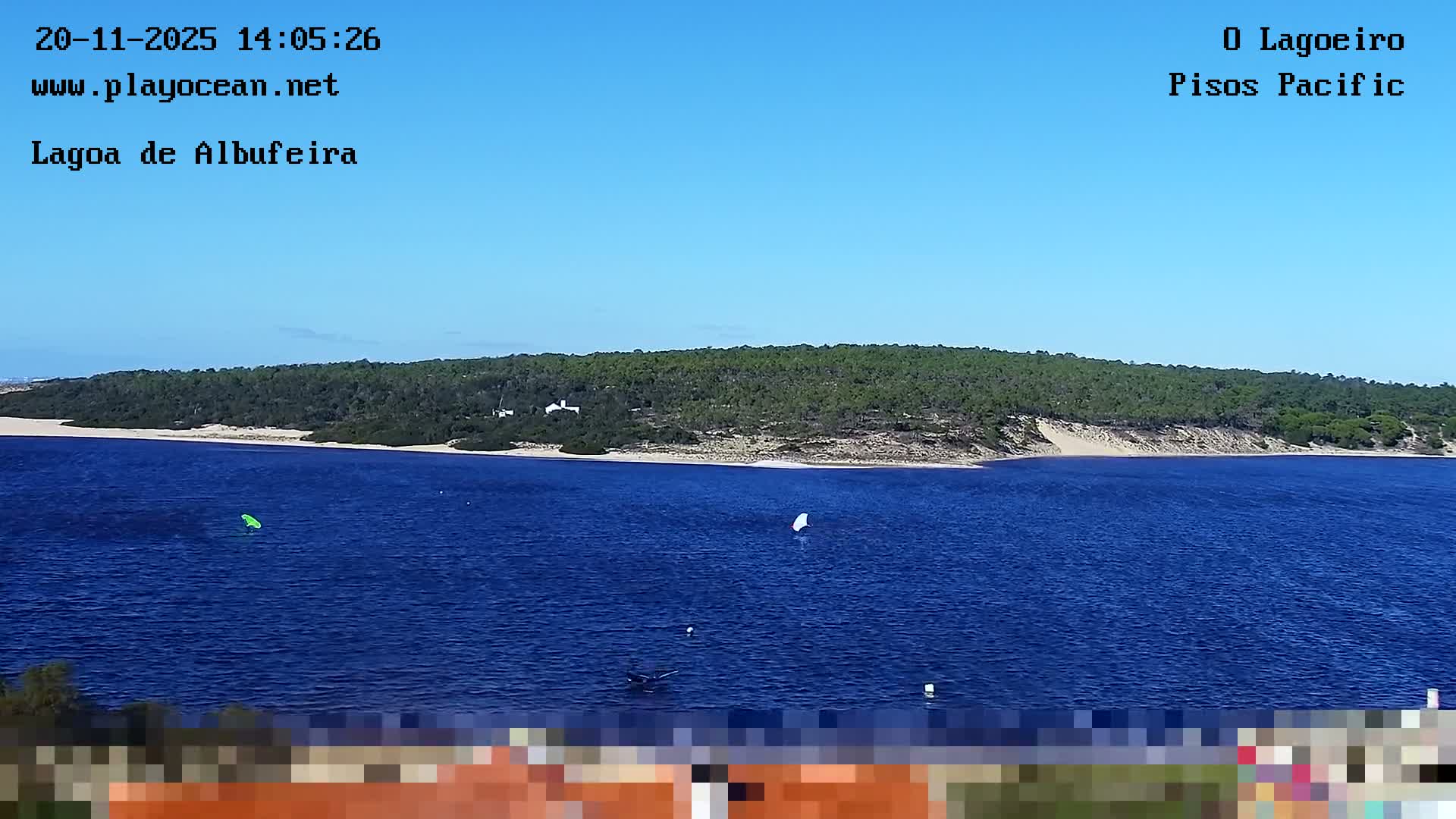 Lagoa de Albufeira Lake Wind Surf Live Cam - Sesimbra, Setubal, Lisbon, Portugal