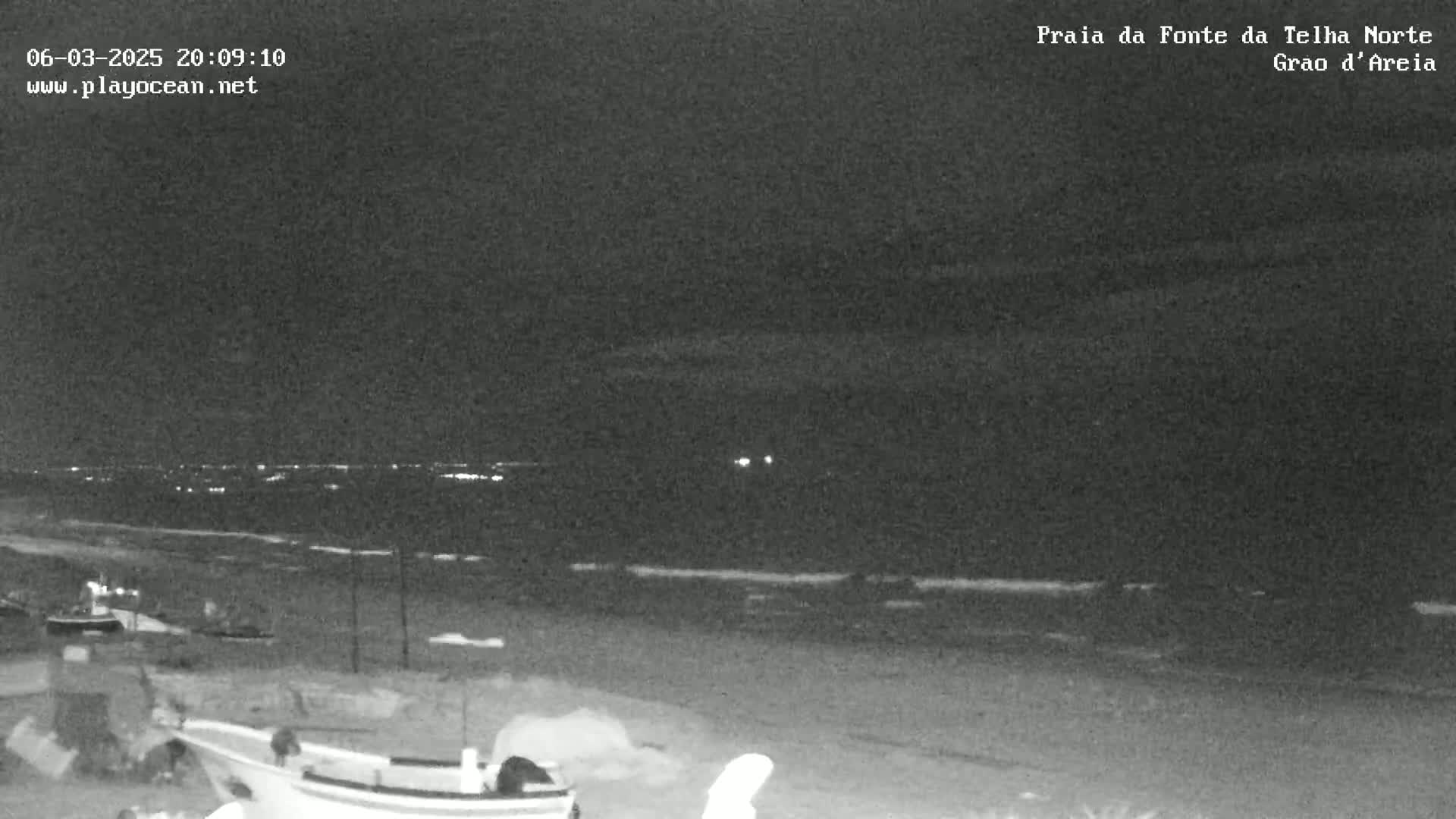Praia da Fonte da Telha Beach, Costa de Caparica Surf  Live Cam - Almada, Setubal, Portugal