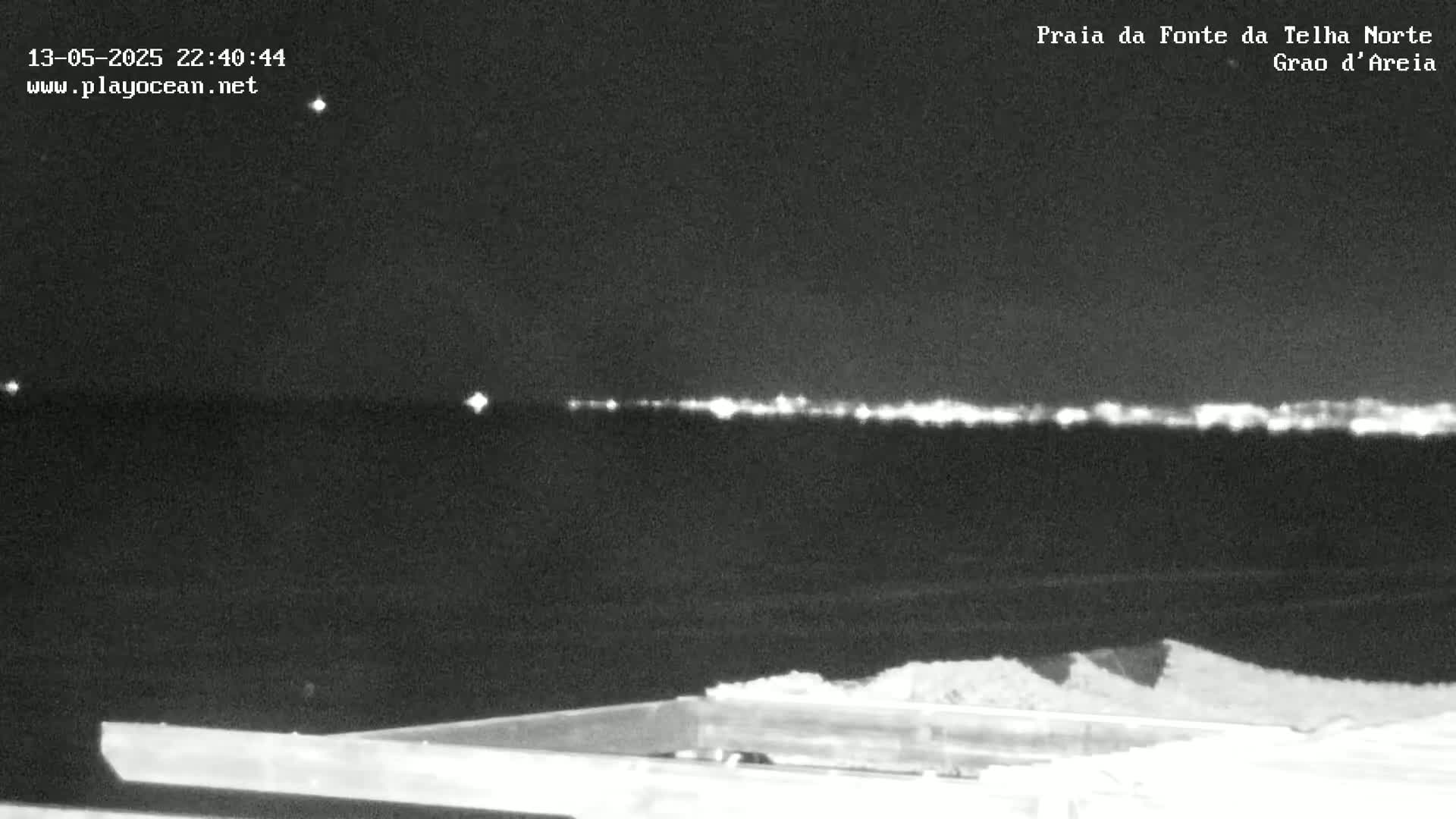 Praia da Fonte da Telha Beach, Costa de Caparica Surf  Live Cam - Almada, Setubal, Lisbon, Portugal