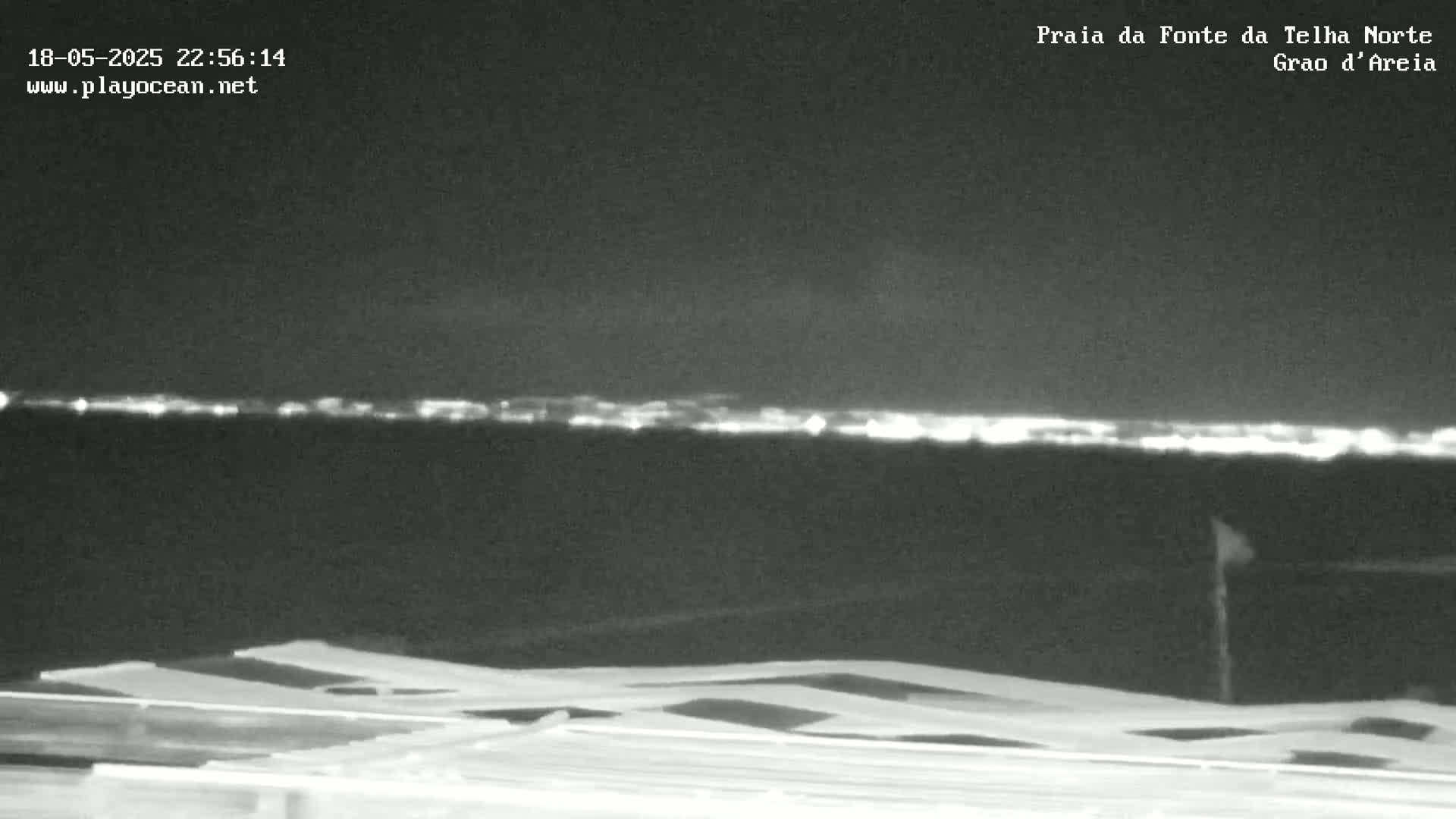 Praia da Fonte da Telha Beach, Costa de Caparica Surf  Live Cam - Almada, Setubal, Lisbon, Portugal